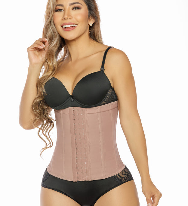 Salome 315 | Tummy Control Waist Trainer Fajas Colombianas with Hooks