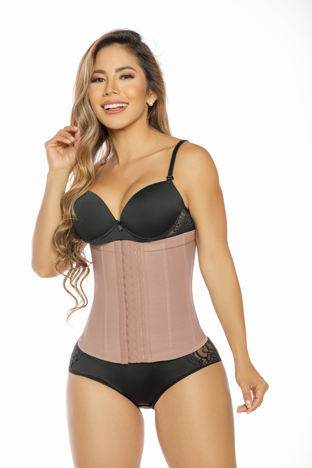 Salome 315 | Tummy Control Waist Trainer Fajas Colombianas with Hooks