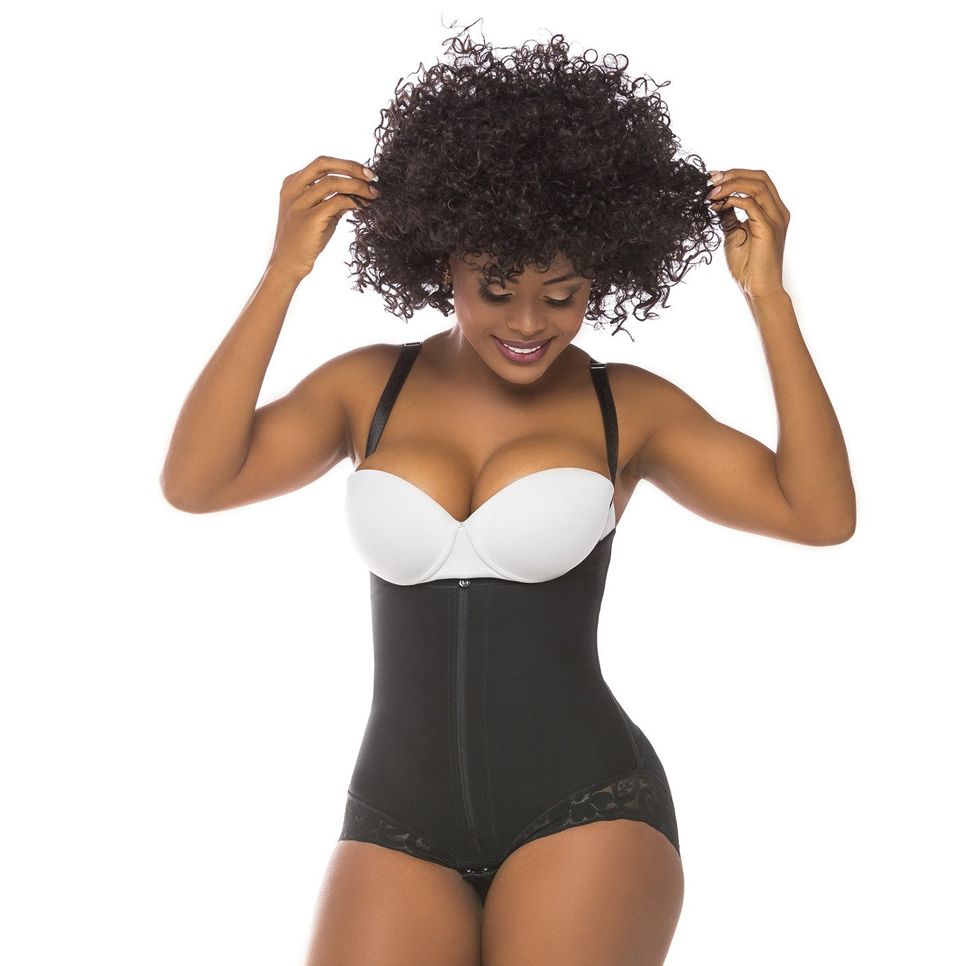 Body Shaper / Cachetero / High back / Side and Bottom closure / Armhole / |  Colombiabodyshapers