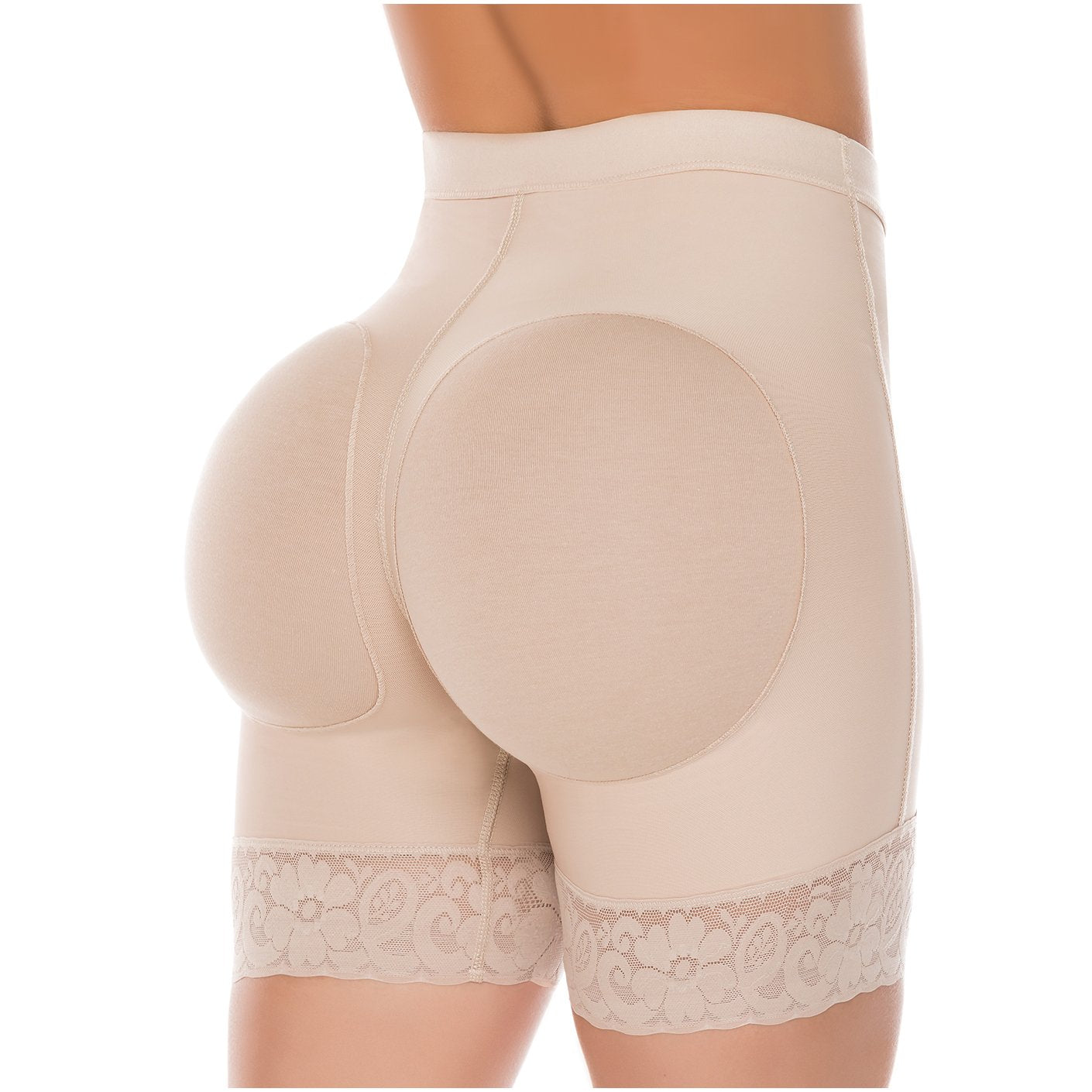 Faja Salome 0316-2 Lifting Shorts with internal holes Buttlifting Shor –  theshapewearspot