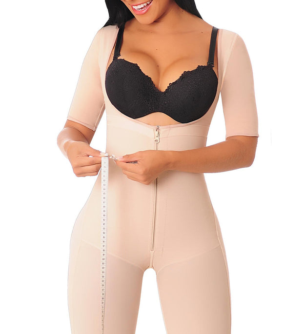 Long Sleeve Ankle-Length Size-Reducing & Post-Surgical Girdle Ref