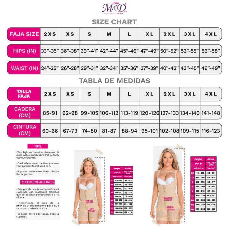 Fajas MYD 0768 Mid Thigh Slimming Body Shaper for Women / Powernet –  Fantasy Lingerie NYC