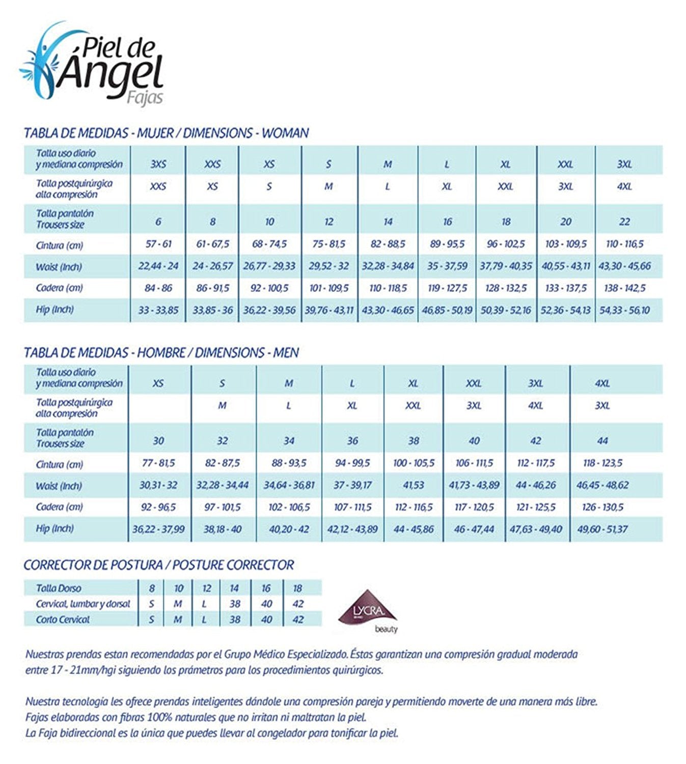 SHAPEWEAR GIRDLE HIGH BACK 504  PIEL DE ANGEL SHAPEWEAR USA – Piel de  Angel International